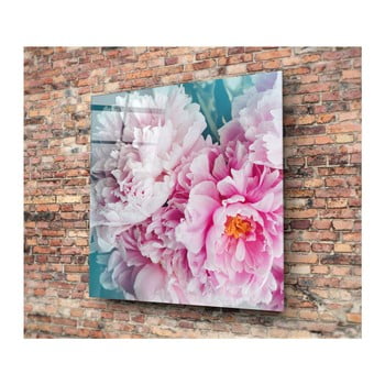 Tablou decorativ din sticlă insigne lemida, 40 x 40 cm