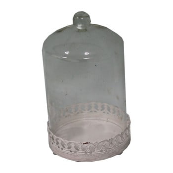 Tavă cu capac din sticlă antic line bell, 18 x 10,5 cm