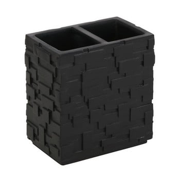 Pahar pentru periuțe de dinți tomasucci wall, negru
