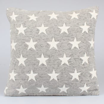 Față de pernă dakls stars, 40 x 40 cm, gri deschis