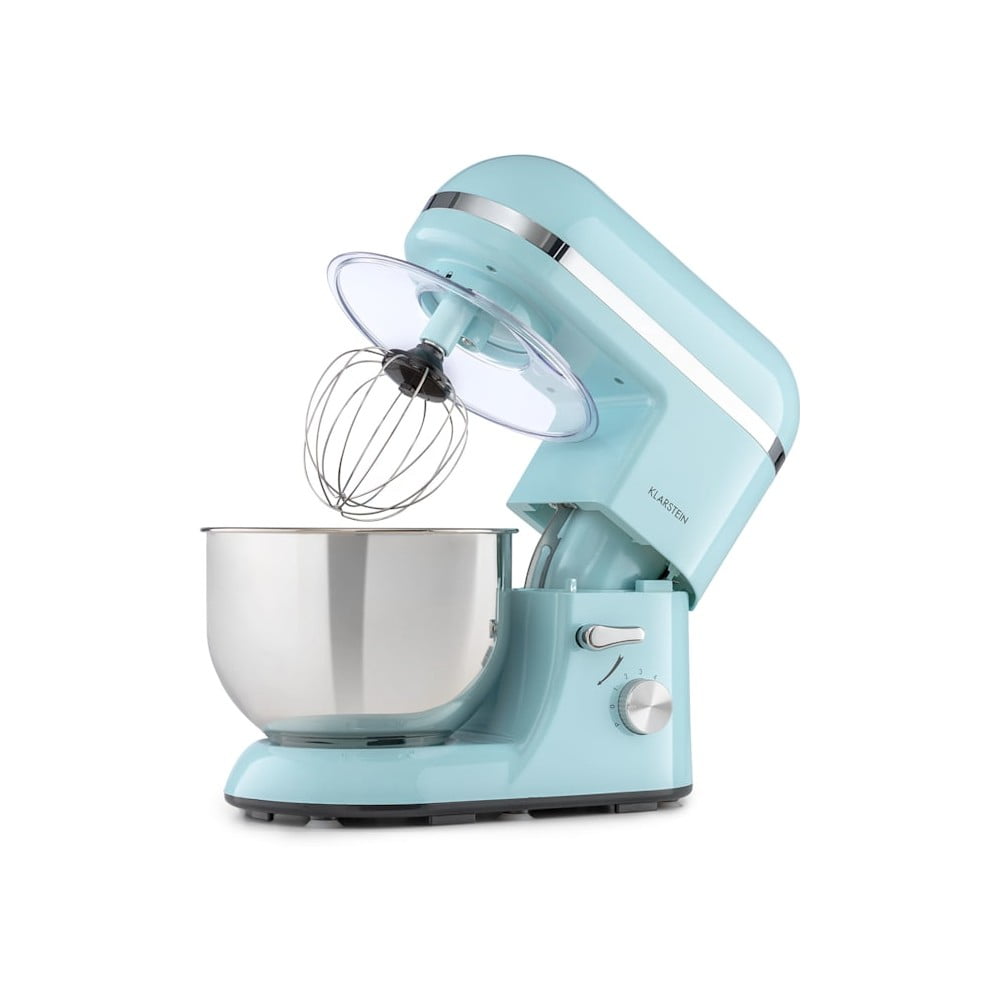 Pastelově modrý kuchyňský robot Klarstein Bella Elegance