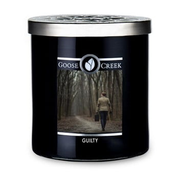 Lumânare parfumată în recipient de sticlă Goose Creek Men\'s Collection Guilty, 50 ore de ardere