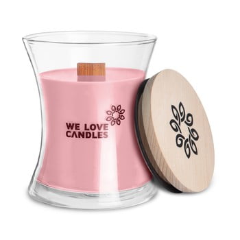 Lumânare din ceară de soia we love candles basket of tulips, durată de ardere 64 ore