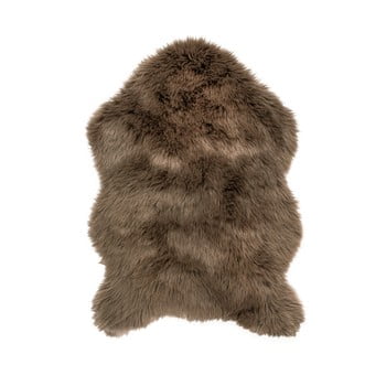 Blană artificială tiseco home studio sheepskin, 60 x 90 cm, maro închis