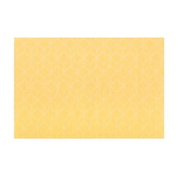 Șervet decorativ tiseco home studio cubes, 45 x 30 cm, galben