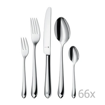 Set tacâmuri 66 piese din oțel inoxidabil wmf cromargan® jette