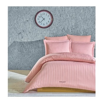 Lenjerie de pat cu cearşaf vogue, 200 x 220 cm, roz pal
