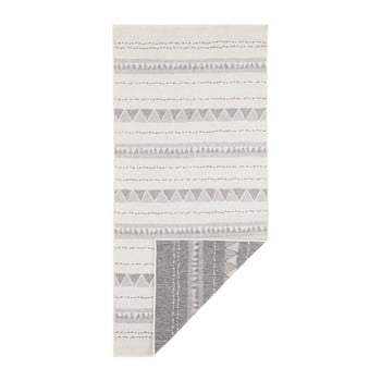 Covor pentru exterior bougari bahamas, 80 x 250 cm, gri-crem