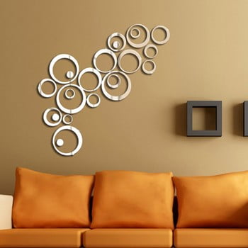 Autocolant tip oglindă ambiance rings