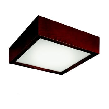 Plafonieră pătrată lamkur plafond, 27,5 x 27,5 cm, maro