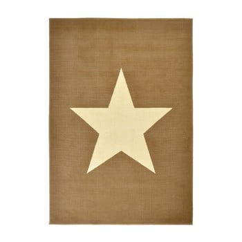 Covor hanse home star, 140 x 200 cm, maro-bej
