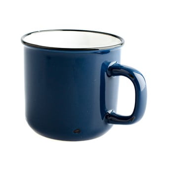 Cană din ceramică dakls, 440 ml, albastru închis