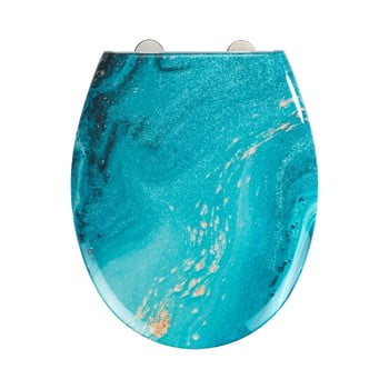 Capac WC cu închidere lentă Wenko Easy Stream, 44,5 x 37 cm