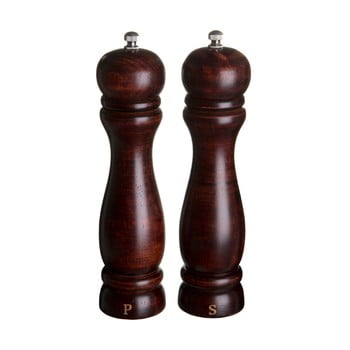 Set 2 râșnițe din lemn pentru sare și piper premier housewares olive