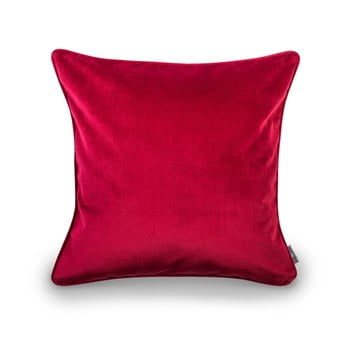 Față de pernă roșie WeLoveBeds Elegant Burgundy, 50 x 50 cm poza