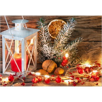 Covor Vitaus Christmas Period Small Lantern II, 50 x 80 cm