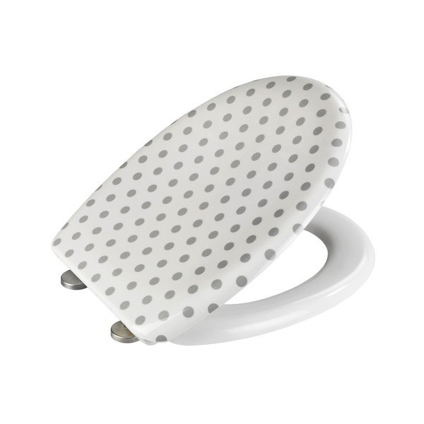 WC sedátko se snadným zavíráním Wenko Punto, 45 x 38 cm