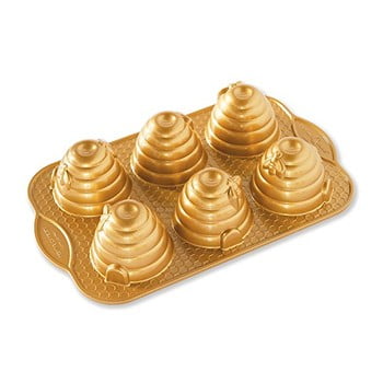 Formă de copt pentru brioșe nordic ware bees