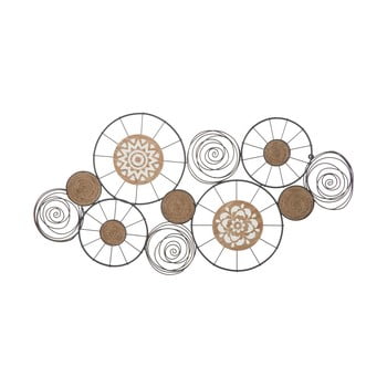 Decorațiune metalică pentru perete mauro ferretti masai, 106 x 54 cm