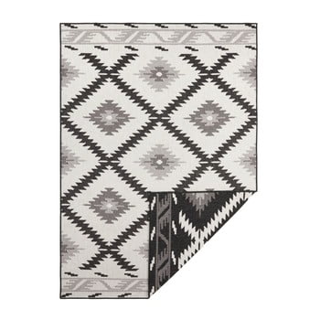 Covor cu 2 fețe bougari twin supreme duro, 80 x 150 cm, negru-crem