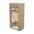 Béžová textilní šatní skříň Compactor Wardrobe, výška 147 cm