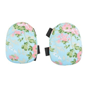 Genunchiere cu spumă și imprimeu floral esschert design plague, albastru deschis