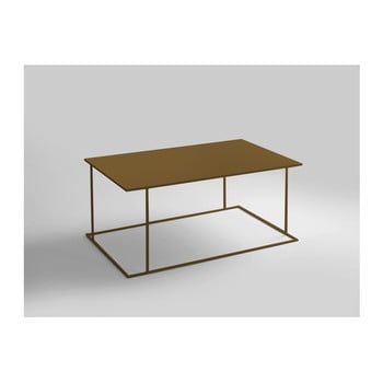 Masă de cafea custom form walt, lungime 100 cm, auriu