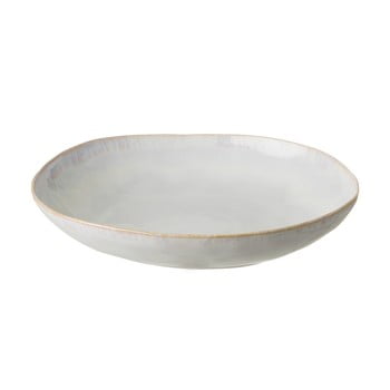 Fructieră din gresie ceramică costa nova brisa, ⌀ 36 cm, alb