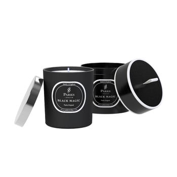 Lumânare parfumată parks candles london black magic, aromă de vanilie, patchouli, lavandă, 50 ore