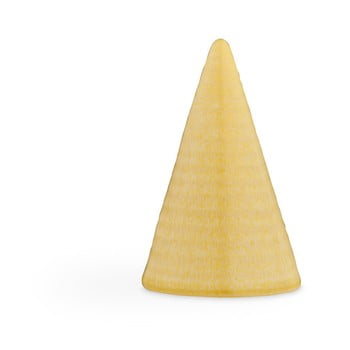 Statuetă decorativă din ceramică kähler design glazed cone soft yellow, înălțime 11 cm, galben