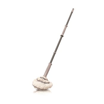 Mop din microfibre addis twist, alb - gri