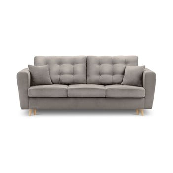Canapea extensibilă cu spațiu de depozitare kooko home highlife, bej