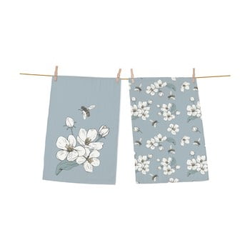 Set 2 prosoape de bucătărie butter kings cherry blossom, 70 x 50 cm