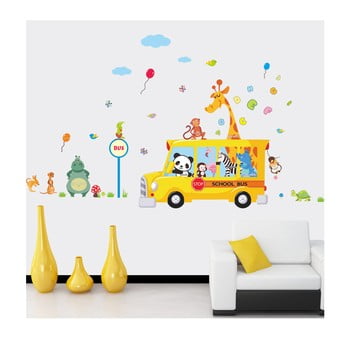 Autocolant ambiance animals in bus