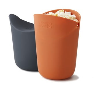Set 2 recipiente pentru popcorn pentru cuptorul cu microunde joseph joseph m-cuisine