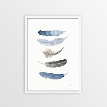 Tablou piacenza art feathers, 30 x 20 cm