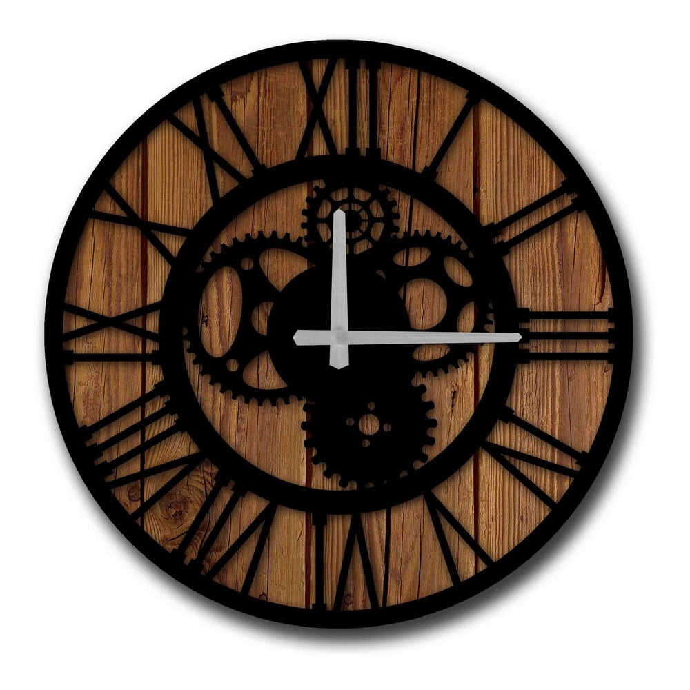 Nástěnné hodiny HomeArt Industrial, ø 50 cm