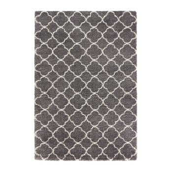 Covor mint rugs grace grey creme, 80 x 150 cm, gri-alb