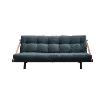 Canapea extensibilă karup design jump black/petrol blue, albastru