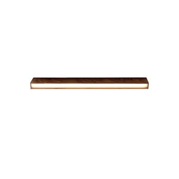 Plafonieră din lemn de nuc custom form line plus l woody
