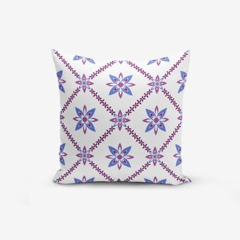 Față de pernă cu amestec din bumbac minimalist cushion covers colorful flower, 45 x 45 cm