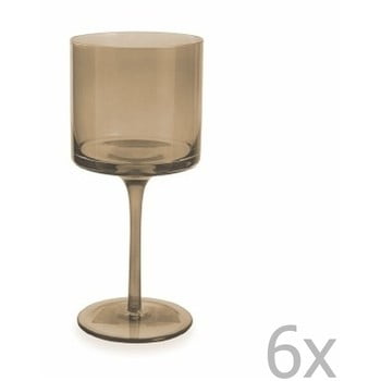 Set 6 pahare pentru vin villa d'este cata, 450 ml, maro