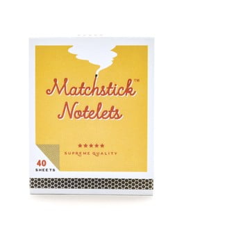 Blocnotes în formă de cutie de chibrituri luckies of london matches