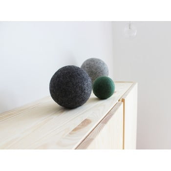 Set 3 mingii decorative din lână wooldot ball set forest
