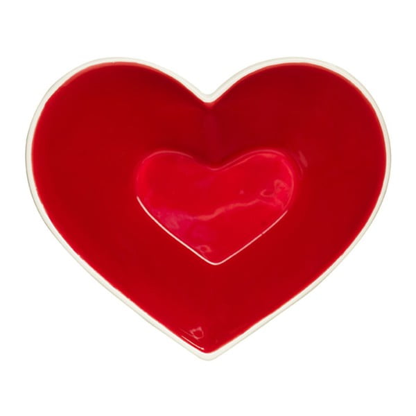Porcelánová miska ve tvaru srdce Sagaform Sweetheart