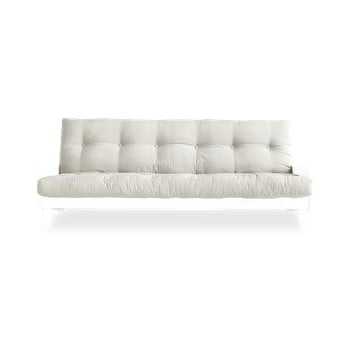 Canapea extensibilă Karup Design Indie White/Natural, bej