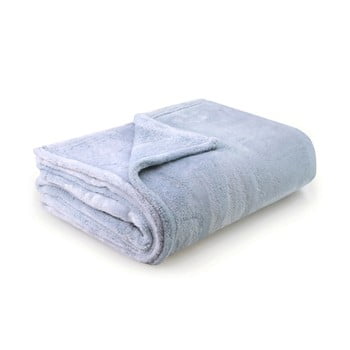 Pătură din microfibră decoking fluff babyblue, 170 x 210 cm, albastru deschis