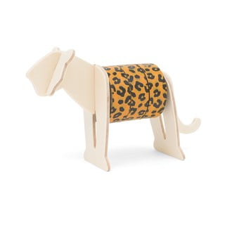 Bandă adezivă cu suport în formă de leopard luckies of london leopard