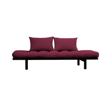 Canapea Karup Design Pace Black/Light Bordeaux