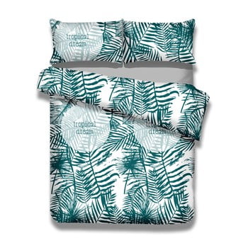Set 1 husă pentru pilotă și 1 față de pernă din bumbac ameliahome averi bush, 140 x 200 cm + 50 x 75 cm